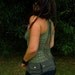 Cotton Canvas Pixie Pockets - Vegan - Travel Belt - Large - Green - utility belt - travel pouch