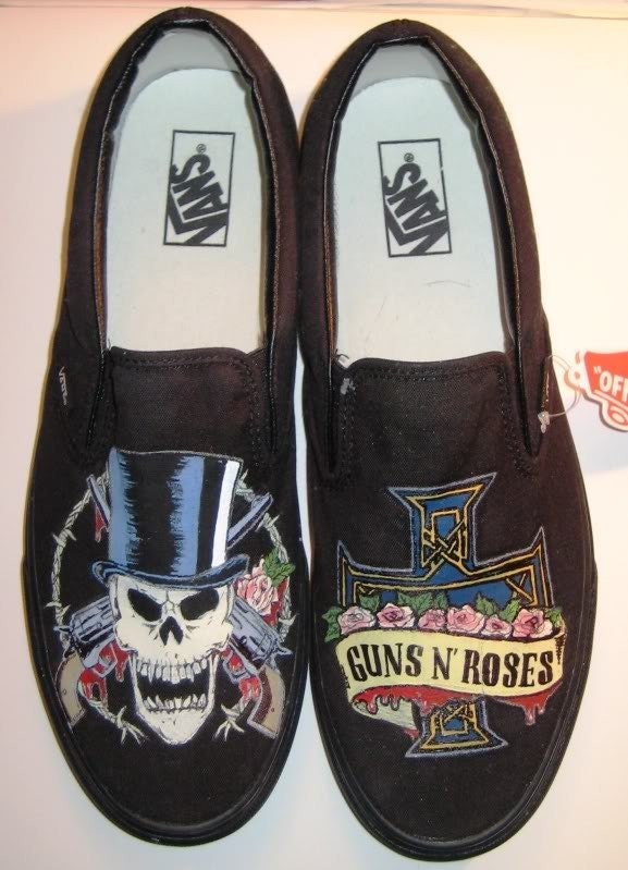 Guns N' Roses Custom Vans Shoes