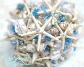 Made to Order Custom Details Bridal Bouquet of Shells (Starfish Style). FULL PAYMENT