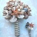 Made to Order Custom Details Bridal Bouquet of Shells (Sandy Sugar Style). FULL PAYMENT