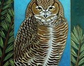 GREAT HORNED OWL- MN. SPECIES SERIES