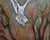 Bookmark of Snowy Owl in Flight-"Time to Fly"