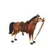 Giddy Up - Vintage Hong Kong Plastic Mold Horse and Saddle