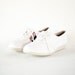 Shoes Size 8.5. NOS W Tags 80s Outdorables White Canvas Keds Style Skimmers Flats W Mini Wedge Heel.