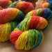Rainbow Sock Yarn: Pot O' Gold on Shiva Sock, Full Skein