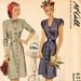 Vintage 1940s dress pattern- McCalls 6273