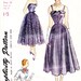 Vintage 50s sewing dress and jacket pattern - Simplicity 3165 - Bust 34