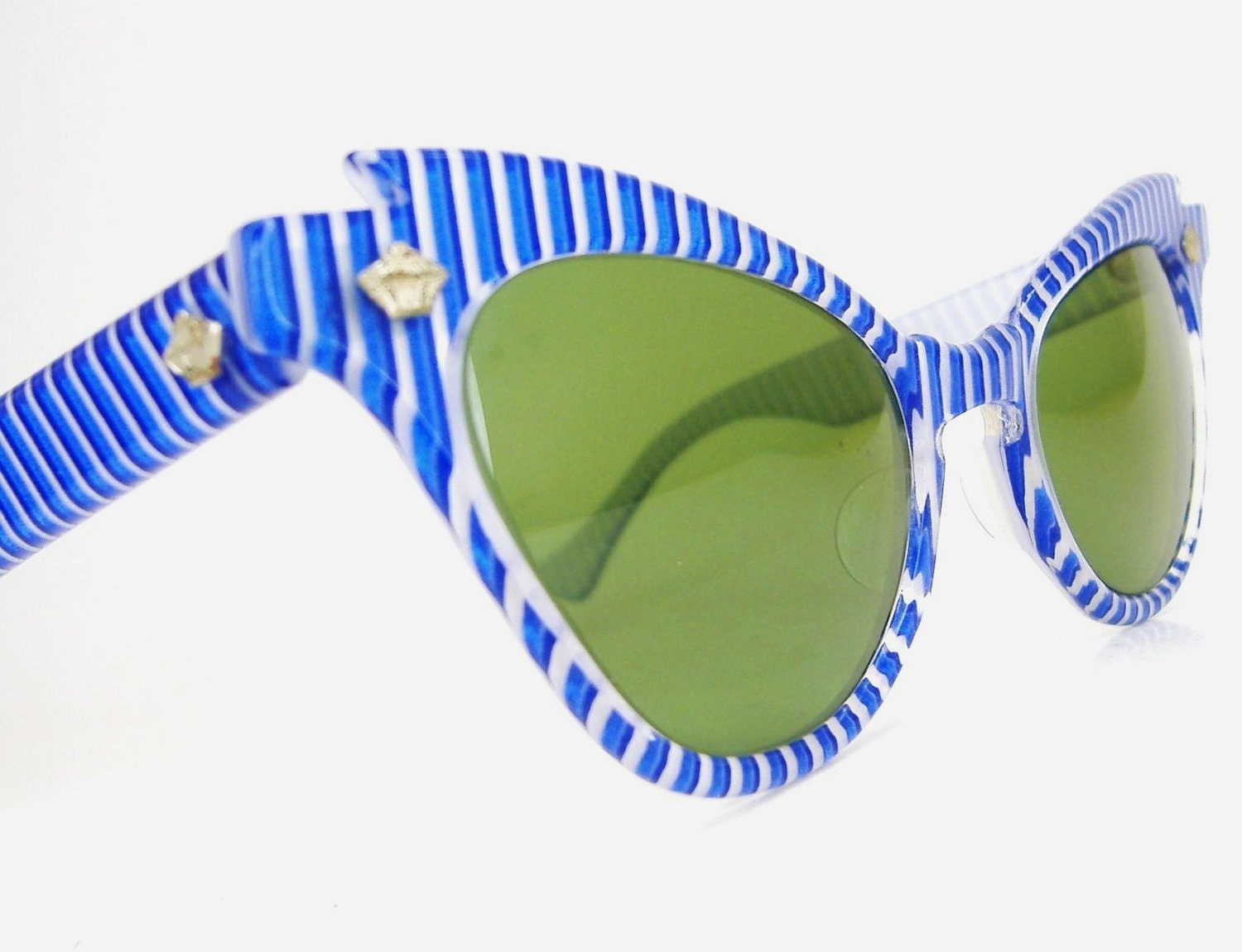 Vintage 50s Cat Eye Sunglasses Very Unique Never Worn