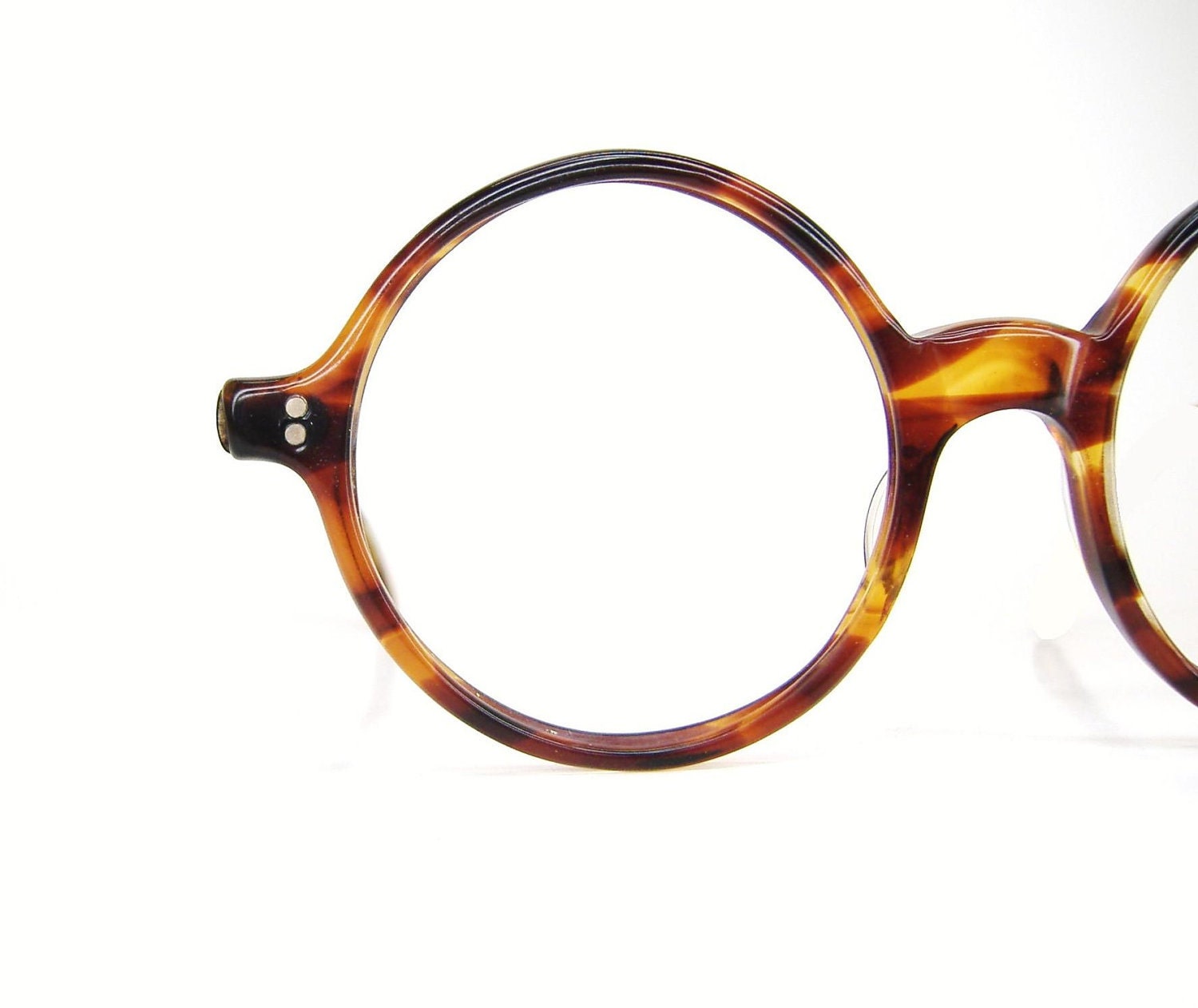 Vintage Round 60s Tortoise Eyeglasses By Vintage50seyewear On Etsy