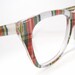Vintage 80s Plaid Nerd Eyeglasses or Sunglasses