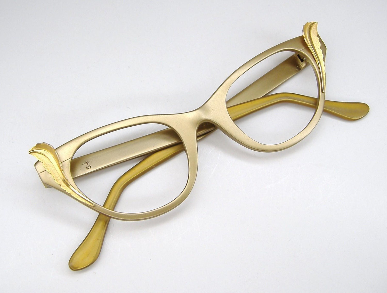 Vintage 50s 60s Tura Cat Eye Eyeglasses Frame NOS