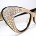 Vintage 50s Pink Cat Eye Eyeglasses Frame