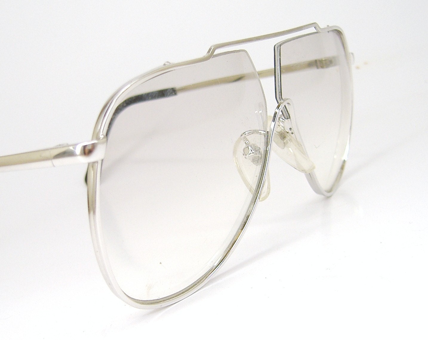 Rare Vintage Tura Aviator Sunglasses or Eyeglasses Frame NOS Mod. 447 RHO L