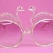 Vintage 70s Swan Sunglasses Eyewear Rare