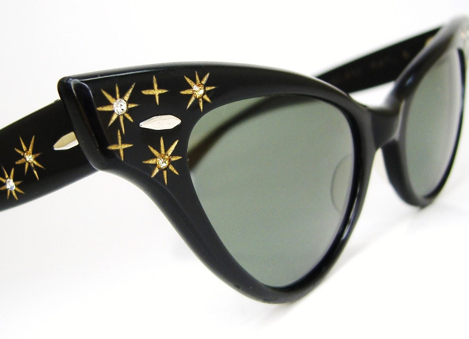 Vintage 50s Ray Ban Cat Eye Sunglasses Frames by Vintage50sEyewear