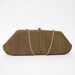 vintage evening bag. gold. 1950s small purse