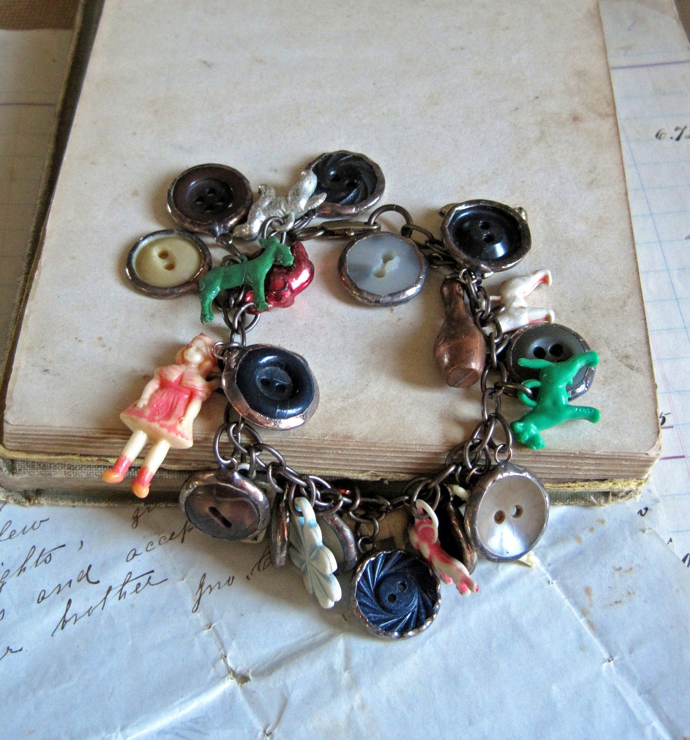 Retro Treasures Charm Bracelet