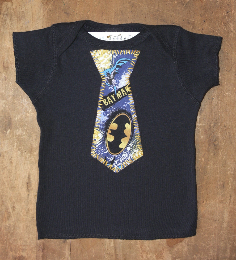 free shipping SALE ... baby BATMAN tie shirt