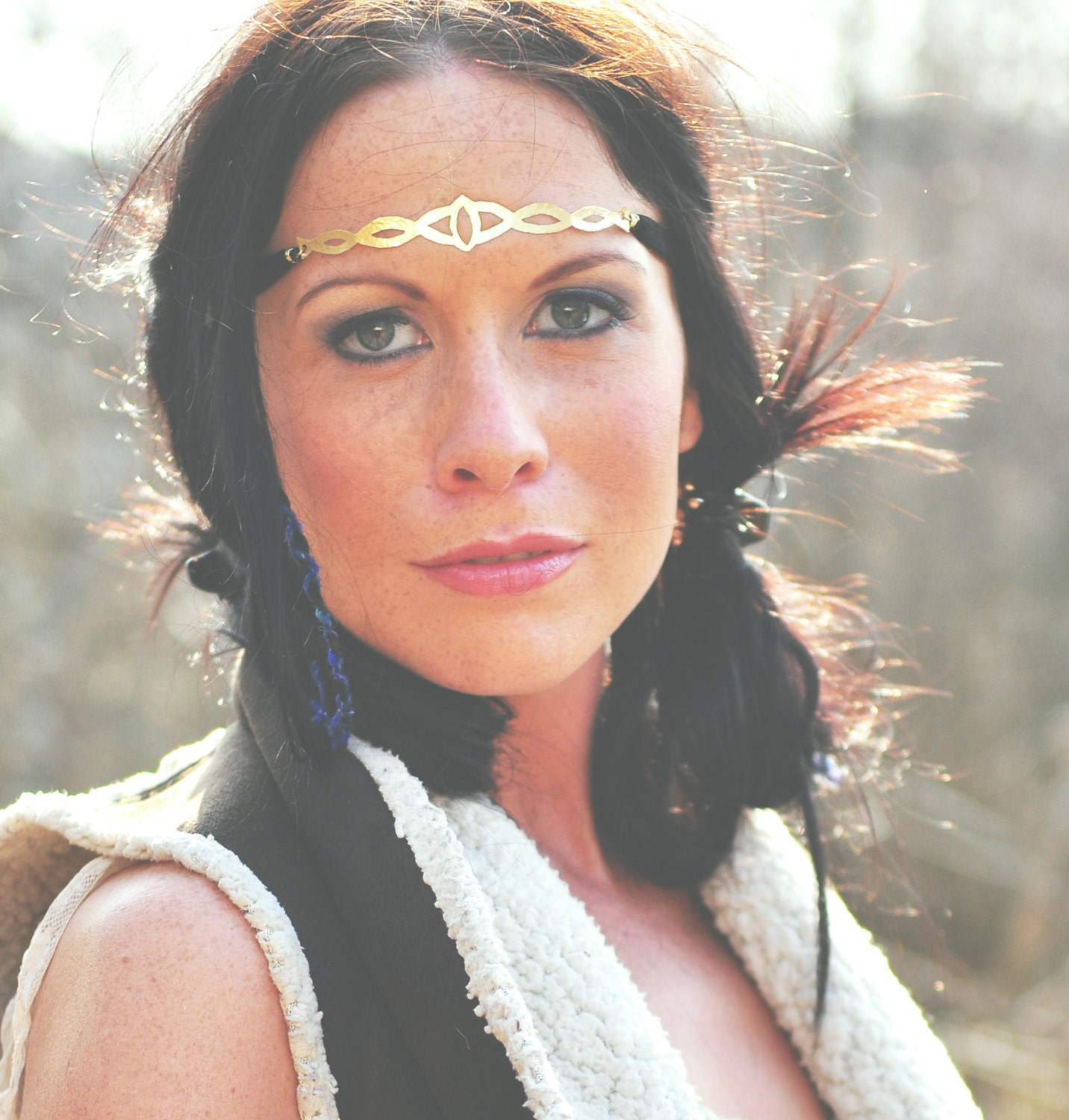 Kali Goddess Brass Empowerment Headpiece