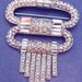 Elegant Rhinestone Large Dangling Pin