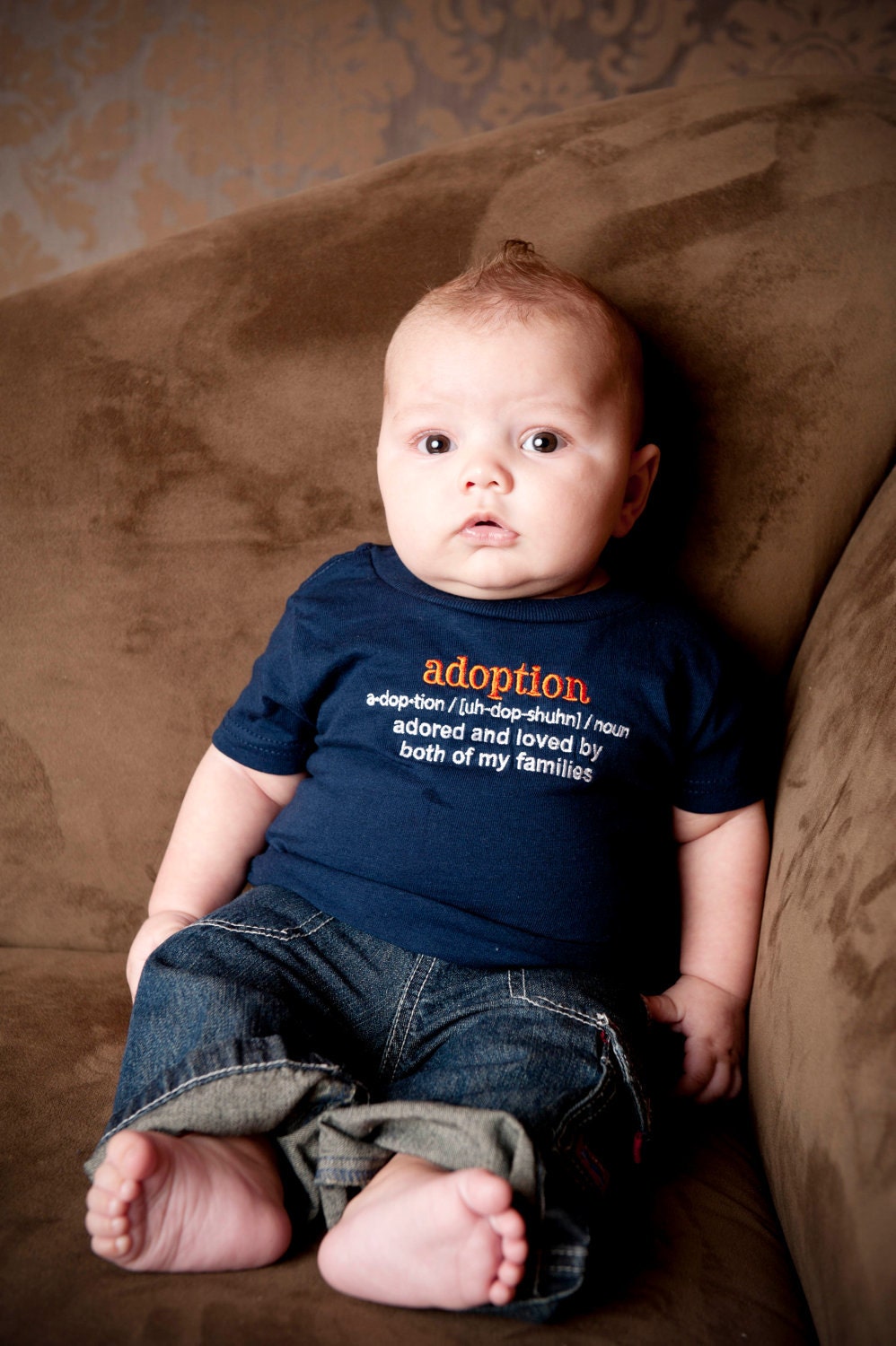 Adoption Definition T-Shirt (18 Months) in Navy, Adoption Gifts for Families, Adoption Gift, Adoption Shirts, Adoption T Shirt