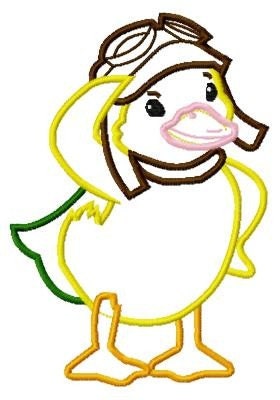 Ming Ming Duck Embroidery Design