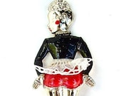 Vintage Can Opener Collectible Can Can Opener Dancing Lady Skirt and Stockings ((Free Shipping USA))