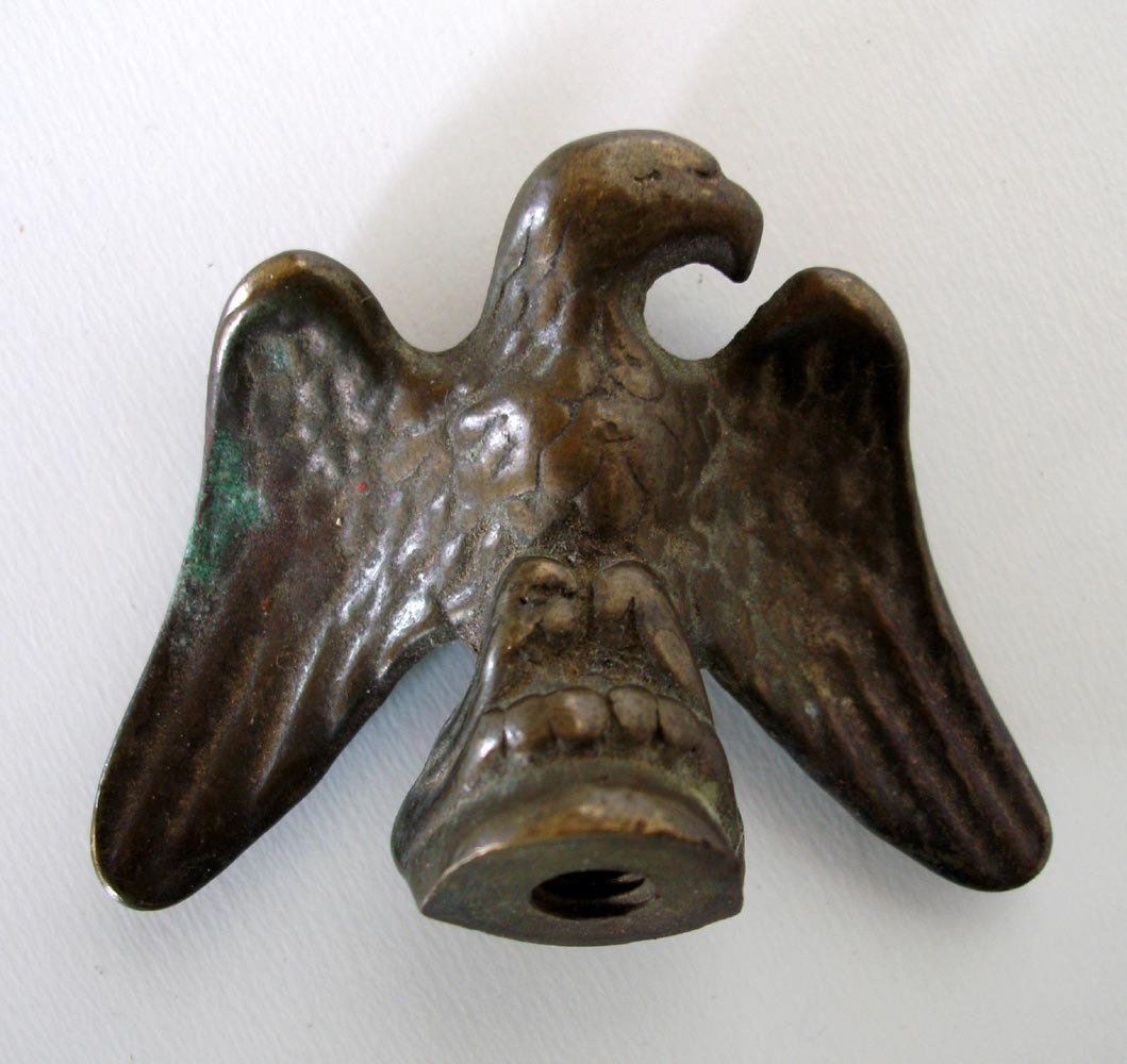 Vintage Brass Eagle Lamp Finial by vintagemelody on Etsy