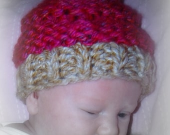 Knit Cupcake Cocoon and Hat - Pattern