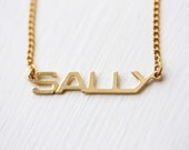 Vintage Name Necklace - Sally