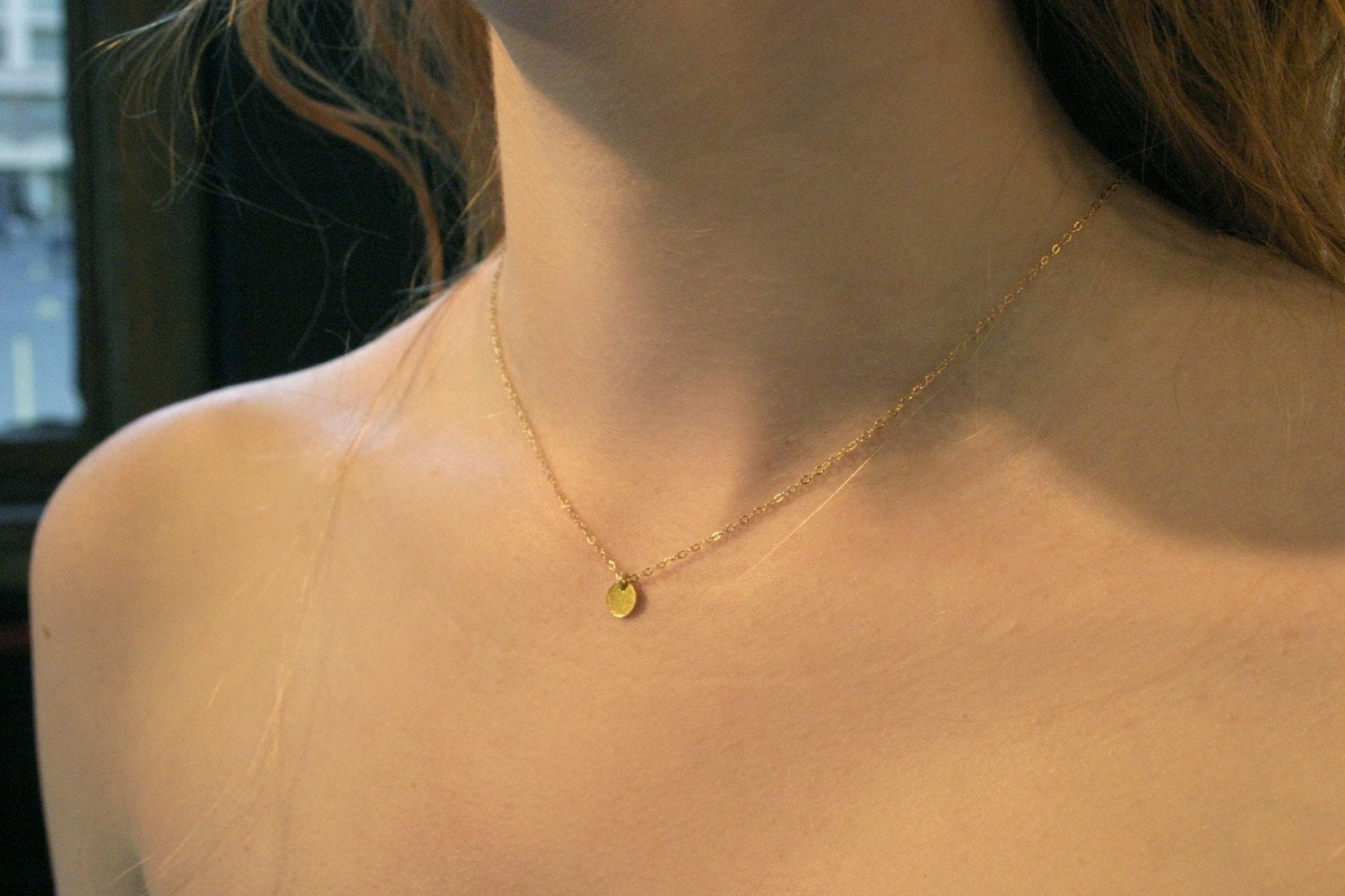 Gold Dot Necklace