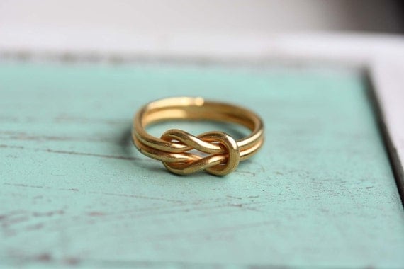 Sailor Knot Ring - Gold - Size 5