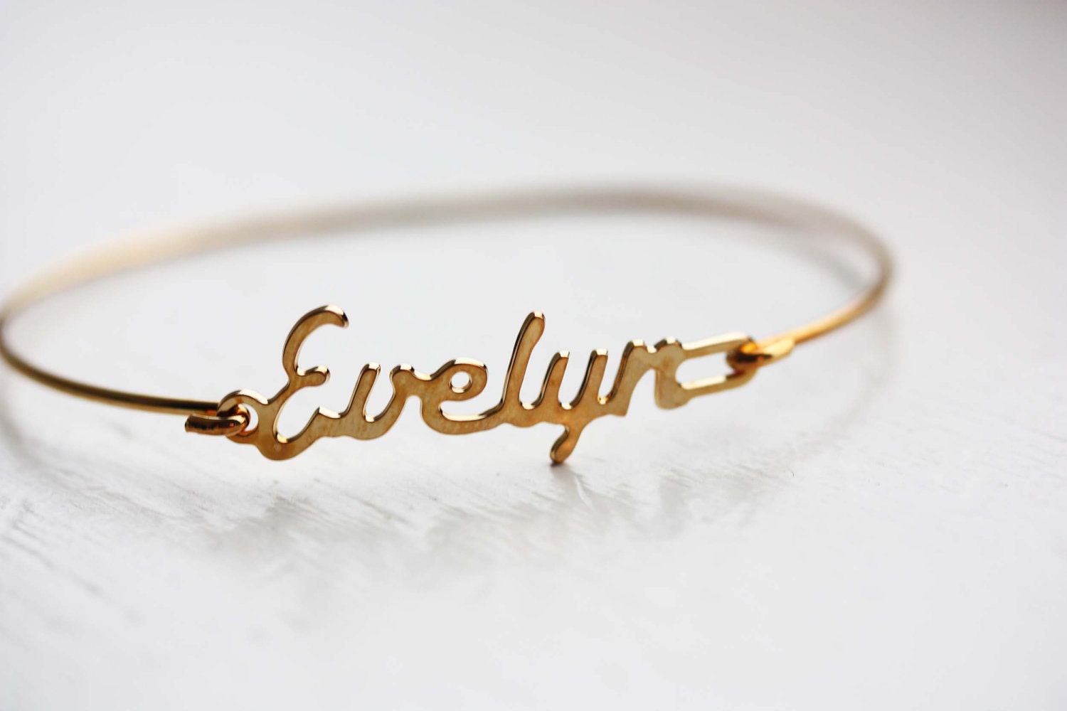 Vintage Name Bracelet - Evelyn