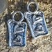 2 Double Heart Charms In Sterling Silver