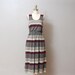SALE - 1980s Dress - Purple Stripe Tank Dress