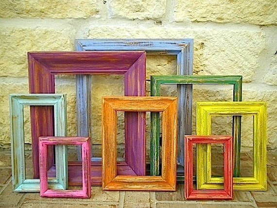Customize your own set - Upcycled Picture Frames