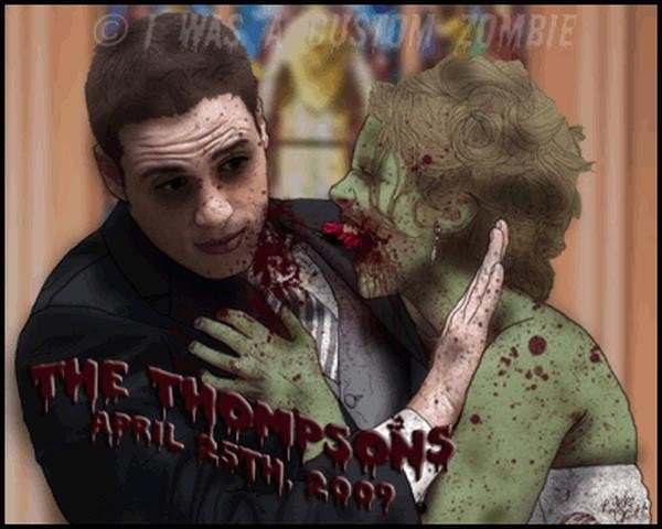 Custom Couple's Zombie Portrait 8x10 Zombie Picture