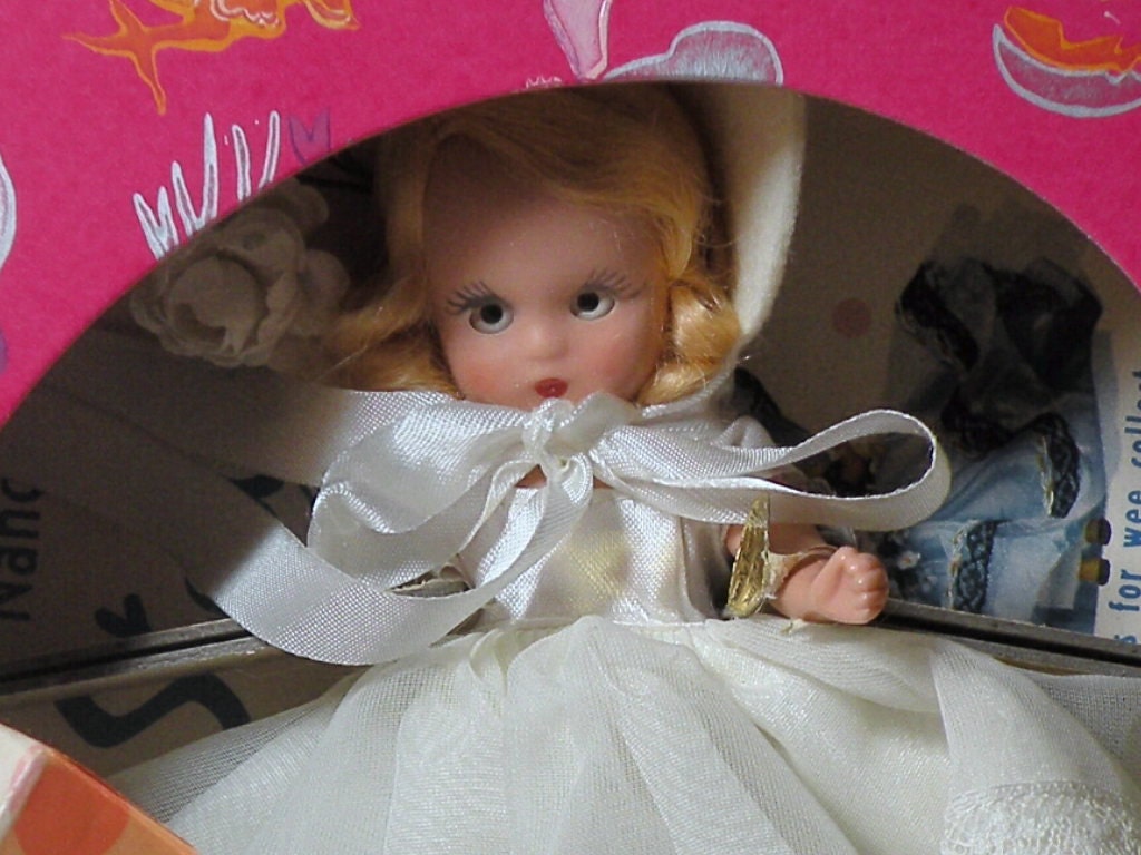 Nancy Ann hard plastic Sunday's child doll