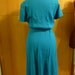Vintage Nautical Theme 1950s Linen Dress