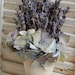 Vintage French Book Cone with Dried French Lavender and Hydrangea