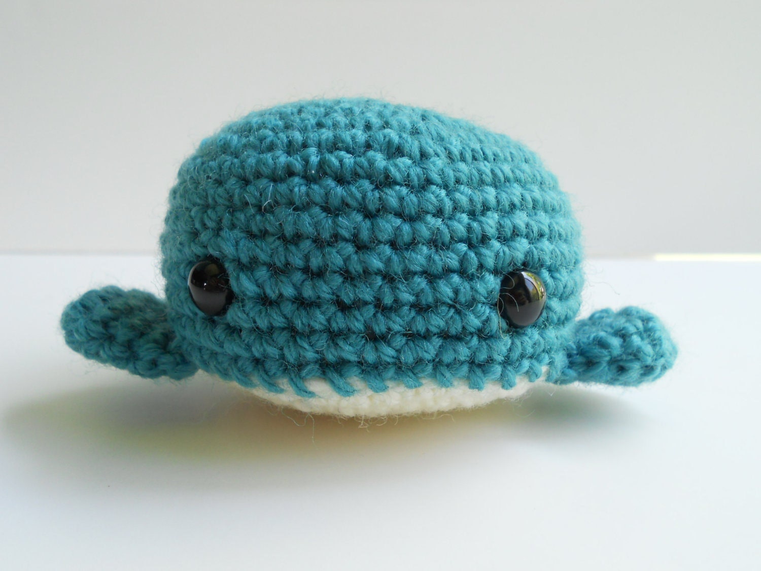 Aquamarine Whale Amigurumi Crochet Toy