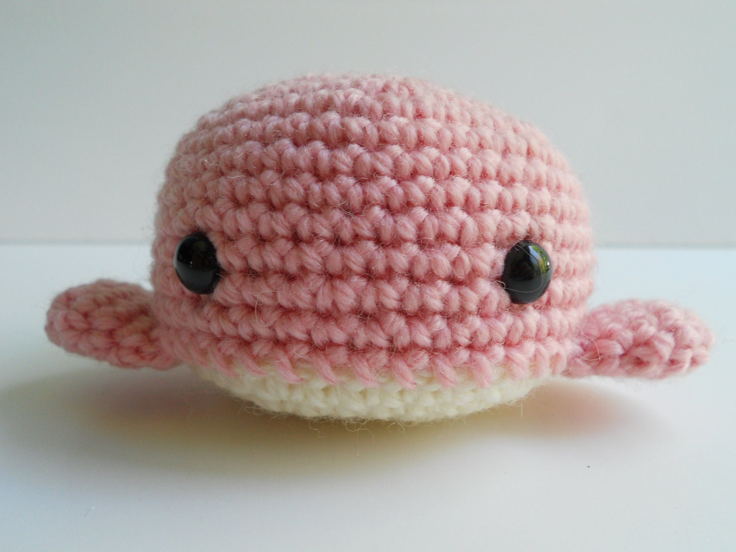 Pretty in Pink Whale Amigurumi Crochet Toy