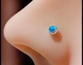 Swiss Blue Topaz Nose Stud 3mm - CUSTOMIZE