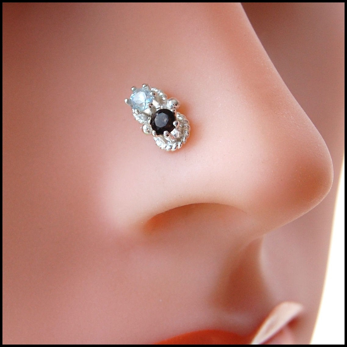 Double Nose Stud
