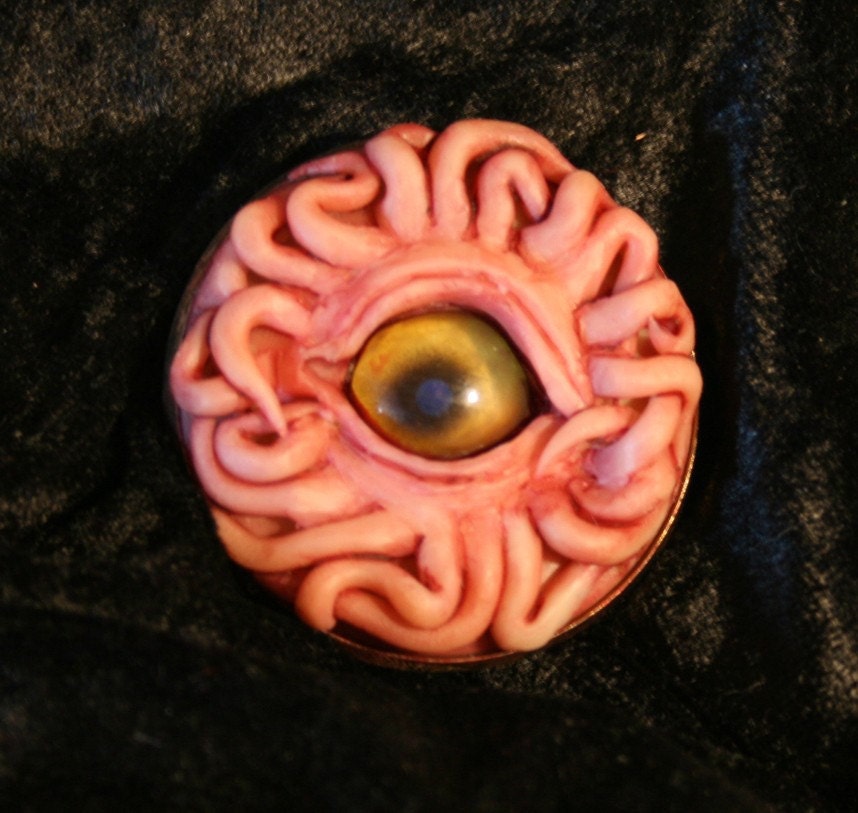 Tentacled Eye Brooch