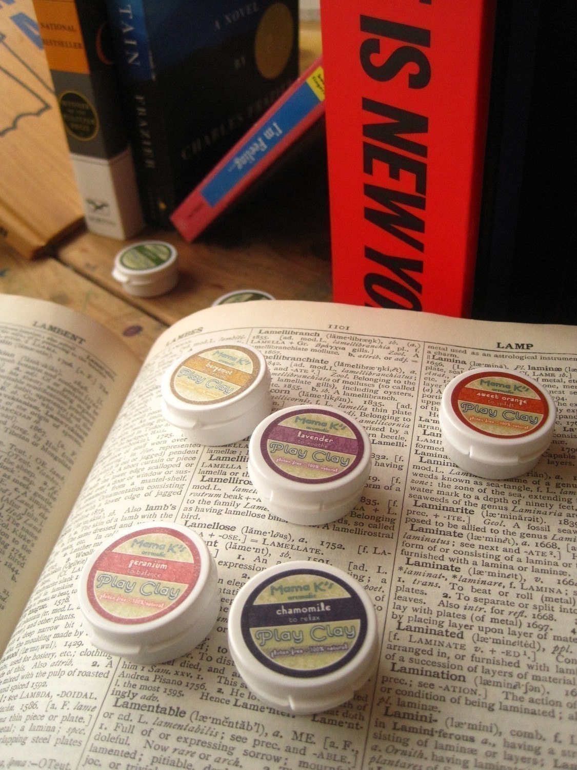 The Smart Set all 7 Play Clays in MINIATURE Gluten-Free Mama K's Play Clay