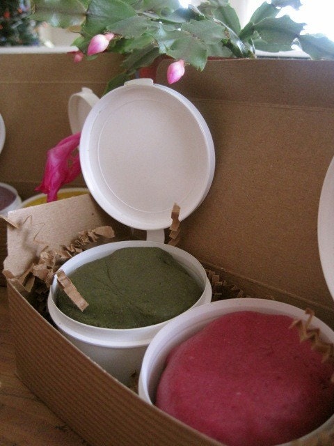 2 Play Clays in a Gift Box  - Mama K's Gluten-Free Play Clay