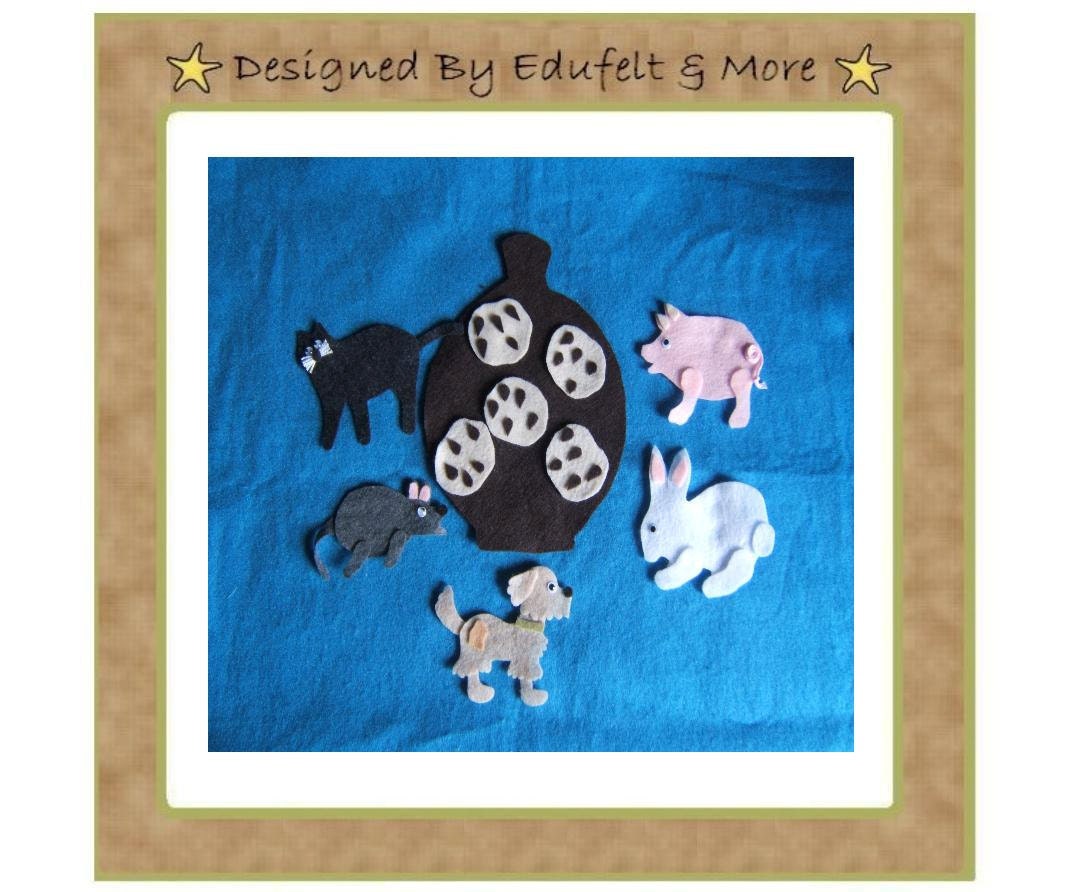 Who Stole the Cookies from the Cookie Jar (Felt Set) - Teacher Resources