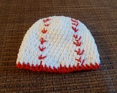 Baseball Baby - Newborn Crochet Hats - Great Photo Prop