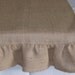 reserved listing for jnichols2009 for burlap table runners natural color with ruffles 14 X 108 inches